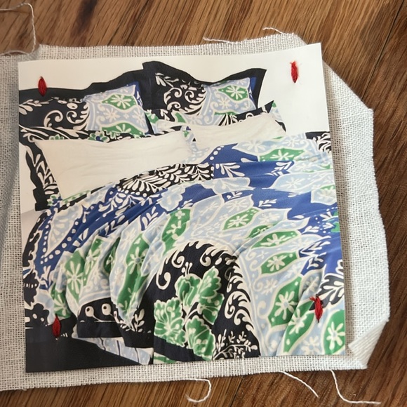 Anthropologie queen Bukovina Collection set- duvet/2 standard shams/bedskirt NWT